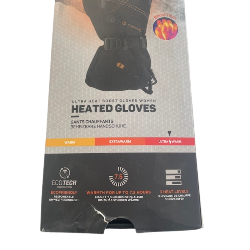 Therm-ic Ultra Heat Boost Womens Heated Ski Mountaineering Gloves Box