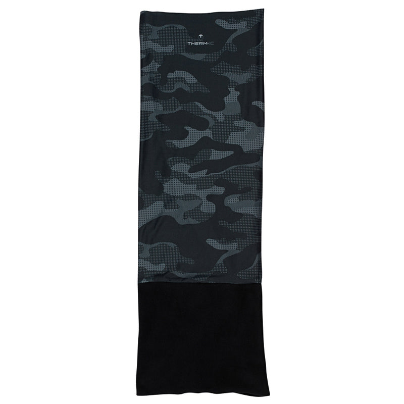 Therm-ic extra warm neckwarmer snood Black Camo flat