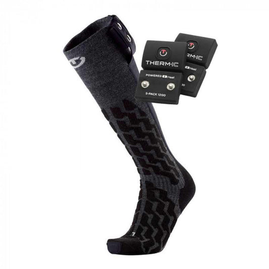 Thermic Powersocks Set Heat Fusion Uni + S-Pack 12 Heated Ski Socks