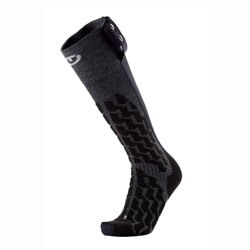 Therm-ic  Powersocks Set Heat Fusion Uni + S-Pack 1400B Heated Ski Socks Side View