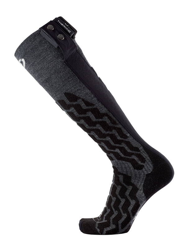 Therm-ic  Powersocks Set Heat Fusion Uni + S-Pack 1400B Heated Ski Socks Alternate Side View