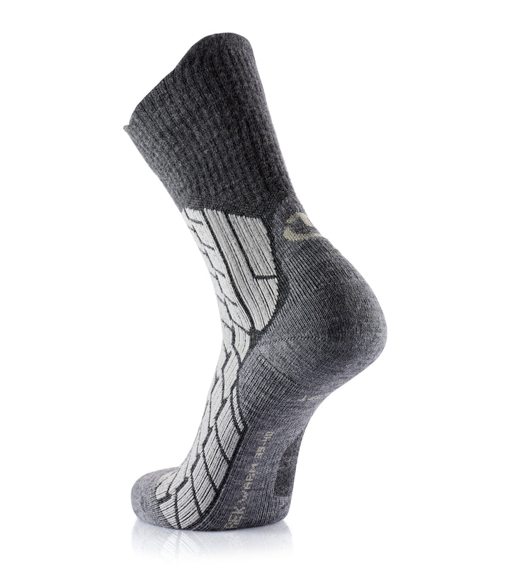Therm-ic Merino Wool Trekking Crew Socks Rear View