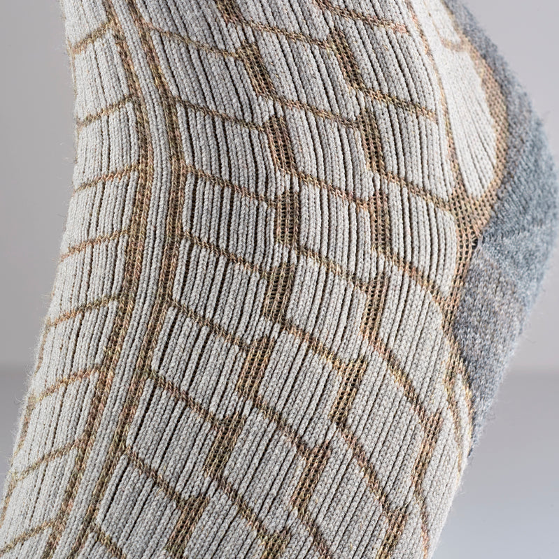 Therm-ic Merino Wool Trekking Crew women's Socks Zoomed in