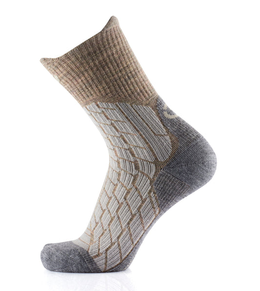Therm-ic Merino Wool Trekking Crew women's Socks Side View