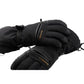 A pair of black Thermic insulated winter gloves with gold lettering, displayed against a solid white background.