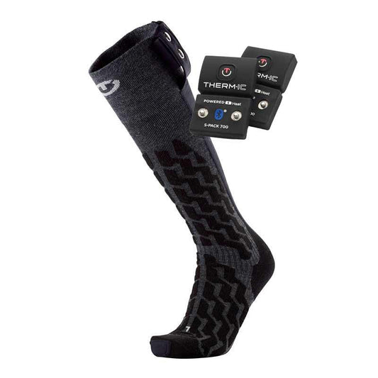 Thermic Heat Fusion Uni + S-Pack 700B Heated Ski Socks