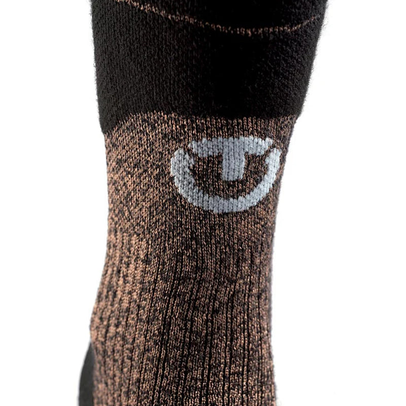 Thermic Ski Merino Reflector Unisex Ski Socks Close Up