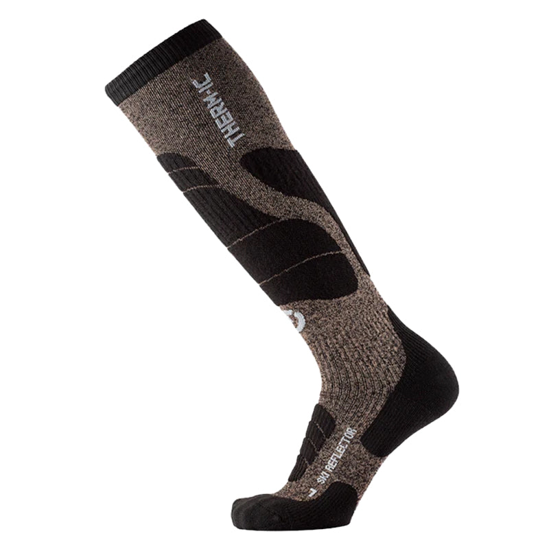 Thermic Ski Merino Reflector Unisex Ski Socks Side View