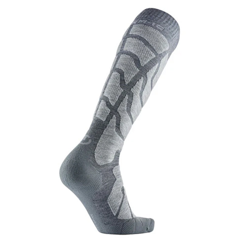 Therm-ic Ski Warm Ski Socks Light Grey Instep View