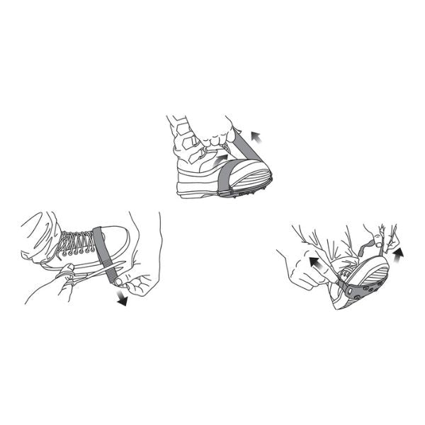 Walk Half Traction Shoe Grippers for Ice and Snow