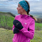 Women athlete wearing Thermic gloves