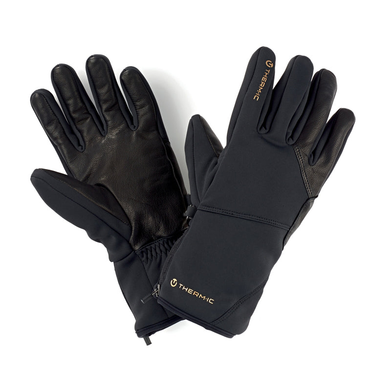Mens Ski Gloves Top and Bottom view