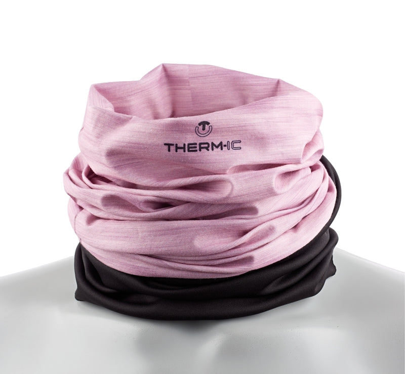 Therm-ic extra warm neckwarmer snood pink heather