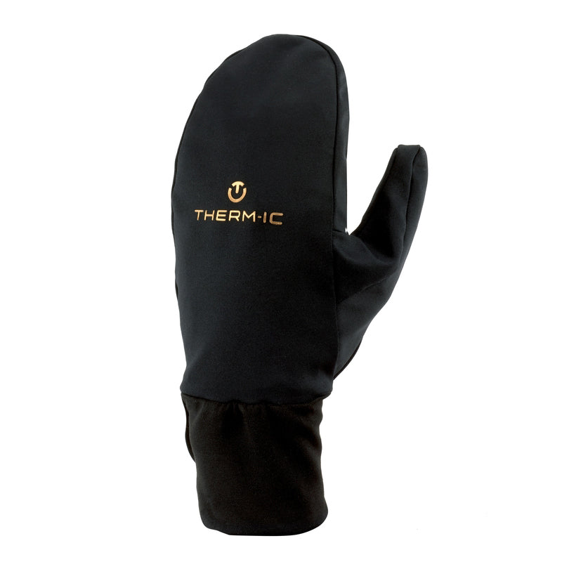 Therm-ic 2 in 1 Versatile Light Running Gloves with cover on